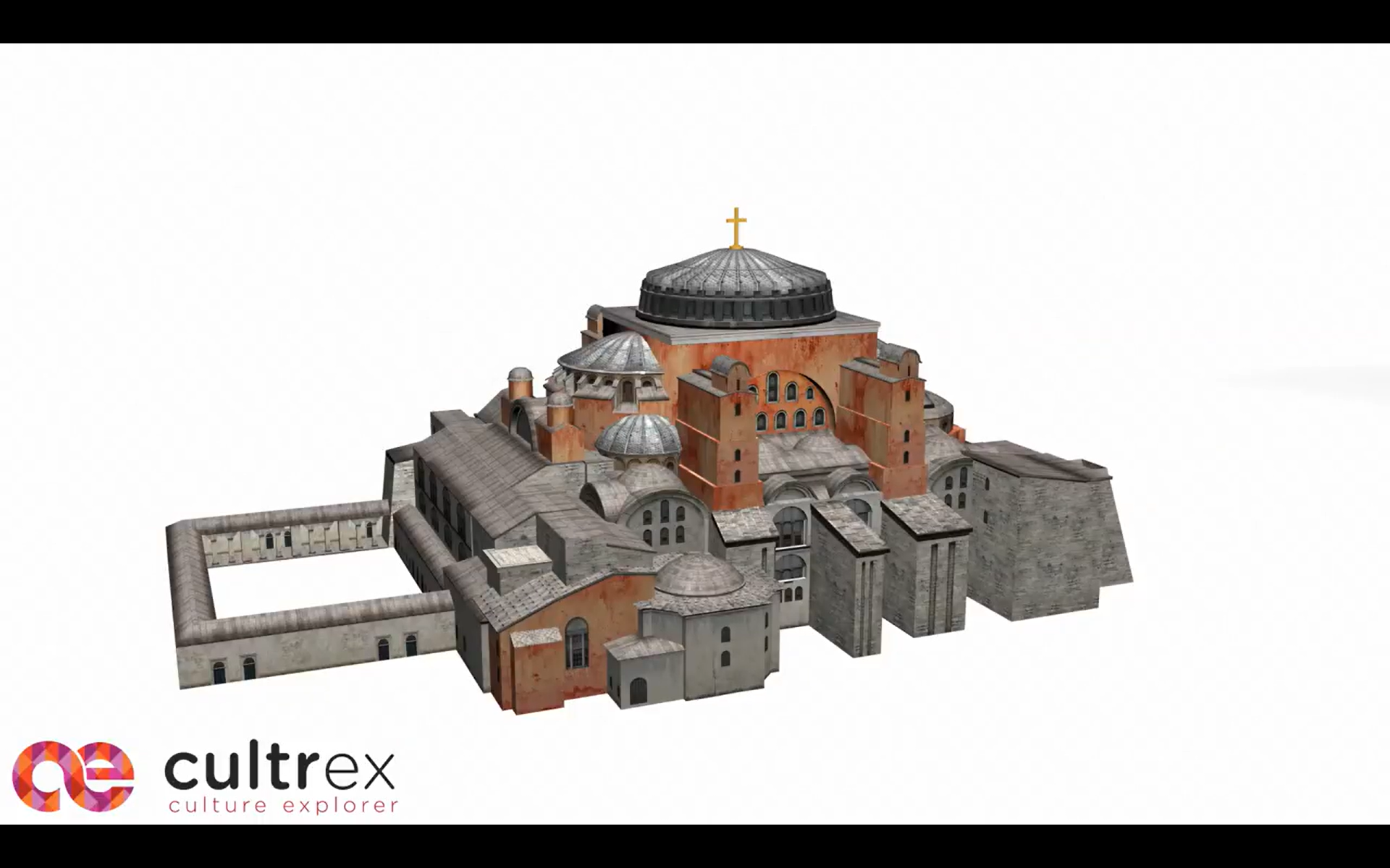 Vídeo de la reconstrucción en 3D de Santa Sofía desde el 537